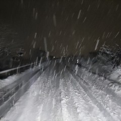 Neve sull'altopiano murgiano: fiocchi anche su Castel del Monte
