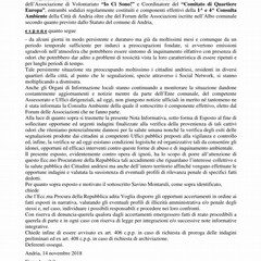 esposto presentato