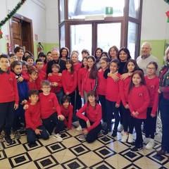 Visita pastorale del Vescovo Mansi alla scuola "Oberdan"