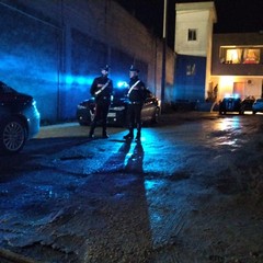 carabinieri sul luogo dell'omicidio