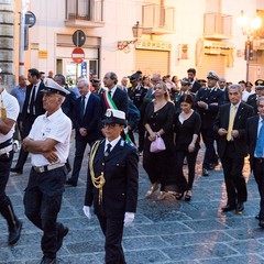 La processione dei Santi patroni, San Riccardo e della Madonna dei Miracoli per le vie cittadine