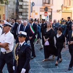 La processione dei Santi patroni, San Riccardo e della Madonna dei Miracoli per le vie cittadine
