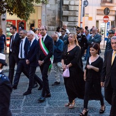 La processione dei Santi patroni, San Riccardo e della Madonna dei Miracoli per le vie cittadine