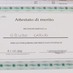 Premiazione di atleti a Palazzo Città di Andria
