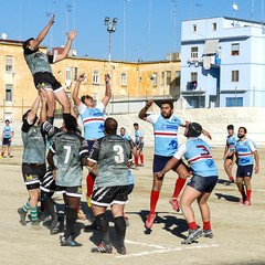 Inizio campionato di rugby, vittoria dei Draghi della Bat