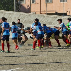 Inizio campionato di rugby, vittoria dei Draghi della Bat