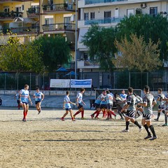 Inizio campionato di rugby, vittoria dei Draghi della Bat