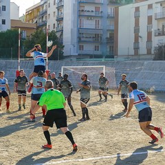 Inizio campionato di rugby, vittoria dei Draghi della Bat