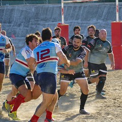 Inizio campionato di rugby, vittoria dei Draghi della Bat