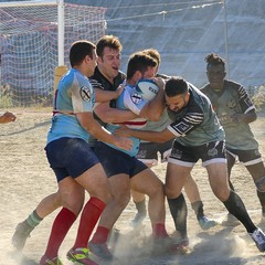 Inizio campionato di rugby, vittoria dei Draghi della Bat