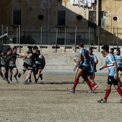 Inizio campionato di rugby, vittoria dei Draghi della Bat
