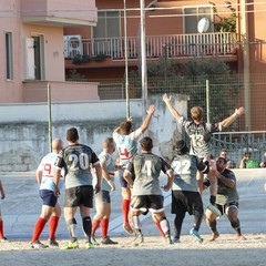 Inizio campionato di rugby, vittoria dei Draghi della Bat