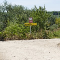 Bitumazione della strada per San Vittore