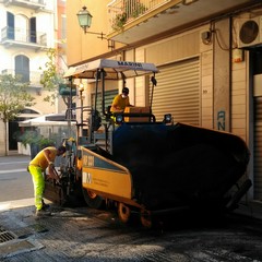 Lavori stradali da parte dell'AndriaMultiservice