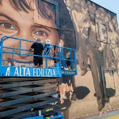 Un murale dedicato a Paola Clemente