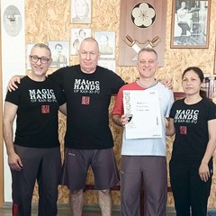 Vincenzo Perrone il titolo di 1° Grado Tecnico internazionale di Wingtsun