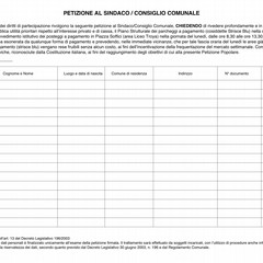 petizione