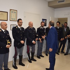 Consegna encomi, lodi e compiacimenti ai poliziotti della Questura Bat