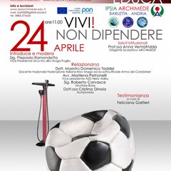 Locandina "Vivi! Non dipendere"