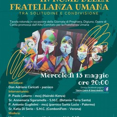 Poster Tavola Rotonda parr Sacro Cuore di Ges maggio