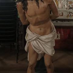 Statua prima del restauro