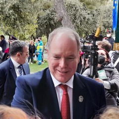 La Sindaca Bruno con il Principe Alberto II di Monaco