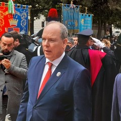 La Sindaca Bruno con il Principe Alberto II di Monaco