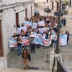 protesta Andria dimensionamento scolastico
