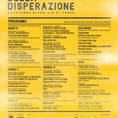 Programma Festival della Disperazione