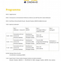 Cinema 4D Open Lab all'Officina San Domenico