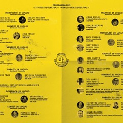 Programma del Festival della Disperazione