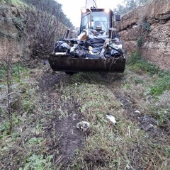pulizia canalone Ciappetta Camaggio