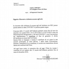 richiesta accesso agli atti