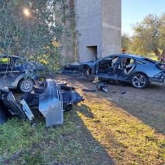 smontaggio di una autovettura Audi A7, S Line