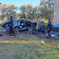 smontaggio di una autovettura Audi A7, S Line