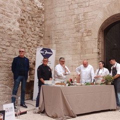 lo chef Pietro Zito, al cooking show per la focaccia biscegliese