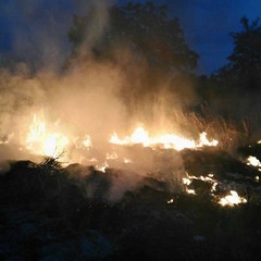 incendio di rifiuti