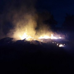 incendio di rifiuti