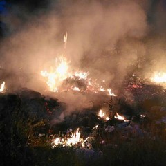 incendio di rifiuti