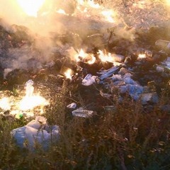 incendio di rifiuti