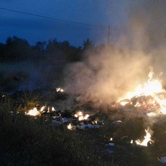 incendio di rifiuti