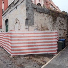 Demolizione rudere di via Trani angolo via Ennio