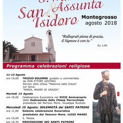 le locandine degli eventi religiosi e di quelli folcloristici