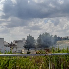incendio quartiere di San Valentino