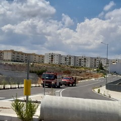 incendio quartiere di San Valentino
