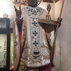 restauro della statua di San Nicola di Bari