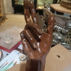 restauro della statua di San Nicola di Bari