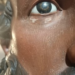 restauro della statua di San Nicola di Bari