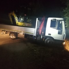 Mezzi ed attrezzature edili rinvenuti nelle campagne di Andria