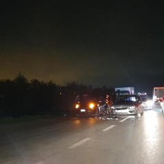 Tamponamento sulla strada tangenziale